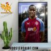 Welcome To Aston Villa FC Moussa Diaby Poster Canvas