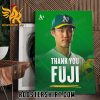 Welcome To Oakland Athletics Shintaro Fujinami Poster Canvas