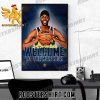 Welcome To The Mile High Justin Holiday Denver Nuggets Poster Canvas