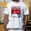 Welcome To The Team CJ Cron Infielder Los Angeles Angels T-Shirt