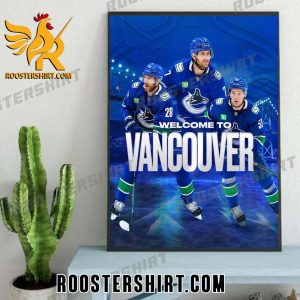 Welcome To Vancouver Canucks NHL Poster Canvas