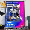 Welcome back Aaron Donald Madden 24 Poster Canvas
