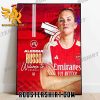 Welcome to Arsenal FC Alessia Russo Poster Canvas
