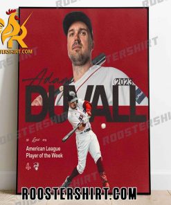 2023 Adam Duvall Signature American League Player Of The Week Poster Canvas