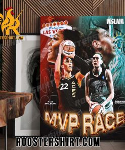 A’ja Wilson And Breanna Stewart MVP Race WSLAM Poster Canvas