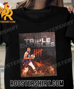 Alyssa Thomas Triple Doubles 2023 Season NBA T-Shirt