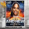 Bianca Belair Wins The Womens Title At Summer Slam Poster Canvas