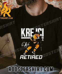 Boston Bruins David Krejci Retired NHL T-Shirt