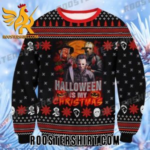 Character Horror Halloween Is My Christmas Ugly Sweater