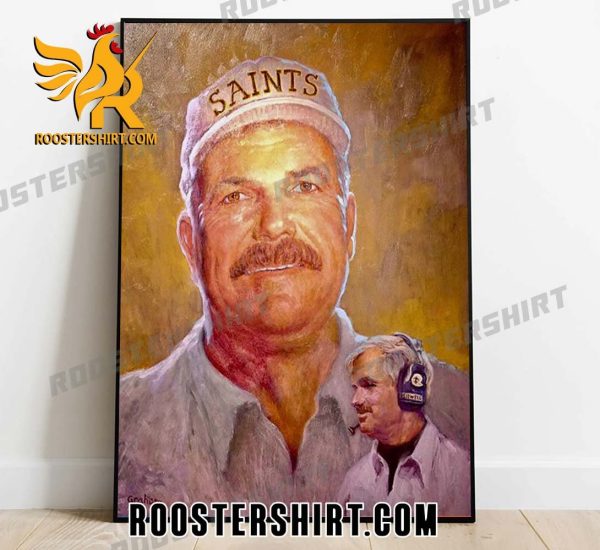 Coach Steve Sidwell passed away 78 years old Poster Canvas-min