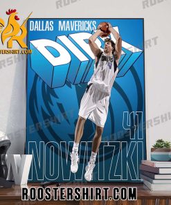 Coming Soon Dirk Nowitzki Hall of Famer Poster Canvas