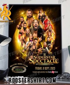 Coming Soon WWE Superstar Spectacle 2023 Poster Canvas