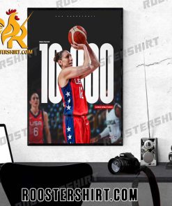 Congrats Diana Taurasi 10000 Career WNBA Points in History Poster Canvas