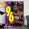 Congrats Kevin Durant 96 OVR NBA 2k24 Poster Canvas