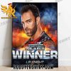 Congrats LA Knight Winner Battle Royal Summer Slam 2023 Poster Canvas