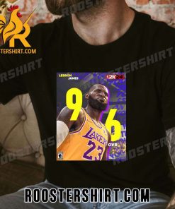 Congrats LeBron James 96 OVR NBA 2k24 T-Shirt