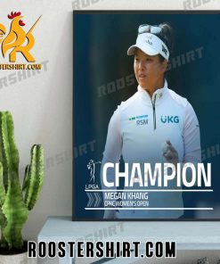 Congrats Megan Khang Champions 2023 CPKC Womens Open Poster Canvas