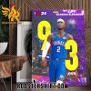 Congrats Shai Gilgeous-Alexander 93 ORV NBA 2k24 Poster Canvas