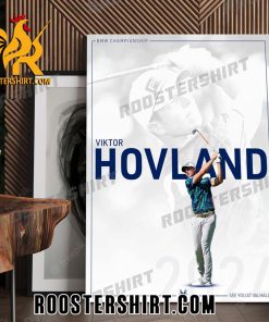 Congrats on your win at the BMW Championship Viktor Hovland Poster Canvas