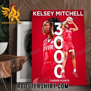 Congrats to Kelsey Mitchell on 3000 career points Poster Canvas