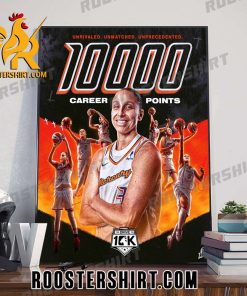 Congratulation Diana Taurasi 10000 Career Points WNBA Poster Canvas