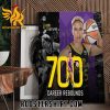 Congratulations Layshia Clarendon 700 Career Rebounds Poster Canvas