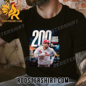 Congratulations Nick Castellanos 200 Career Homers Philadelphia Phillies T-Shirt