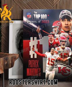 Congratulations Patrick Mahomes No1 At The TOP 100 Player Of 2023 NFL Poster Canvas