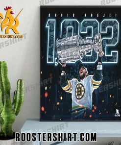 Congratulations to David Krejci on a fantastic 15-year NHL career Poster Canvas