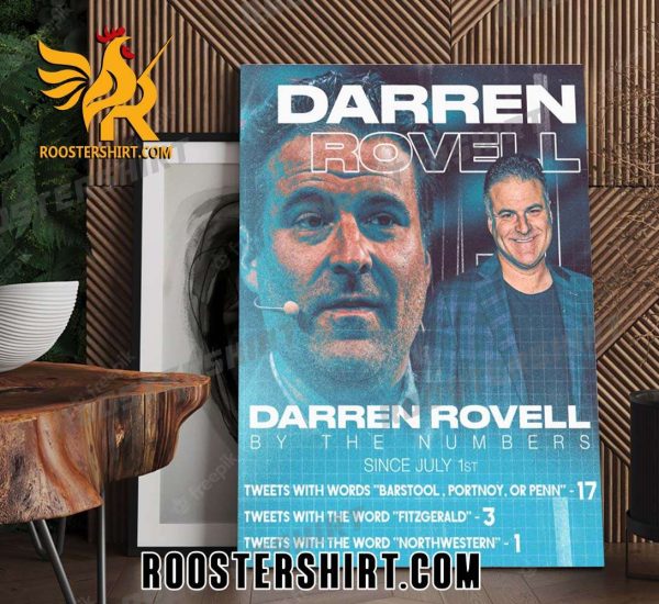 Darren Rovell By The Numbers Since July 1st Poster Canvas