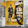 David Krejci dnes ukončil svou bohatou kariéru v NHL Poster Canvas