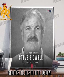 In Memoriam Steve Sidwell RIP 1944-2023 Poster Canvas-min
