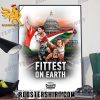 Jeff Adler And Laura Horvath are the Fittest Man and Fittest Woman on Earth Poster Canvas