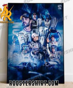 Jimmie Johnson Champions Nascar Hall Of Fame Poster Canvas