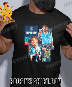 Manchester City Champs UEFA Super Cup Athens 2023 T-Shirt