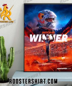 Max Verstappen Champions Dutch GP 2023 Poster Canvas
