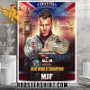Maxwell Jacob Friedman Champs AEW World Champion AEW All In London Poster Canvas
