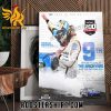 Michael McDowell Champions The Brickyard and Daytona 500 Poster Canvas
