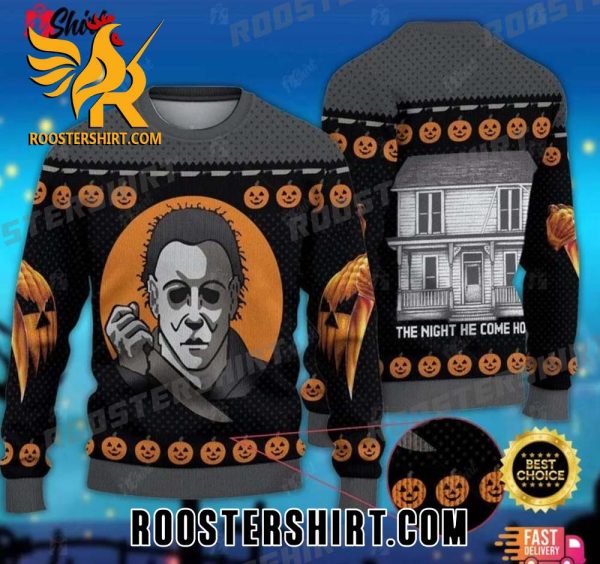 Michael Myers The night He Come Home Halloween Ugly Sweater