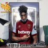 Mohammed Kudus completed medical tests in London as new West Ham player Poster Canvas