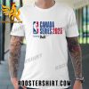 Official NBA Canada Series 2023 Bell Logo T-Shirt T-Shirt
