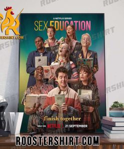 Poster for the final season of Sex Education Poster Canvas
