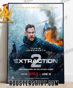 Prepare For The Ride Of Your Life Chris Hemsworth Extraction 2 Poster Canvas