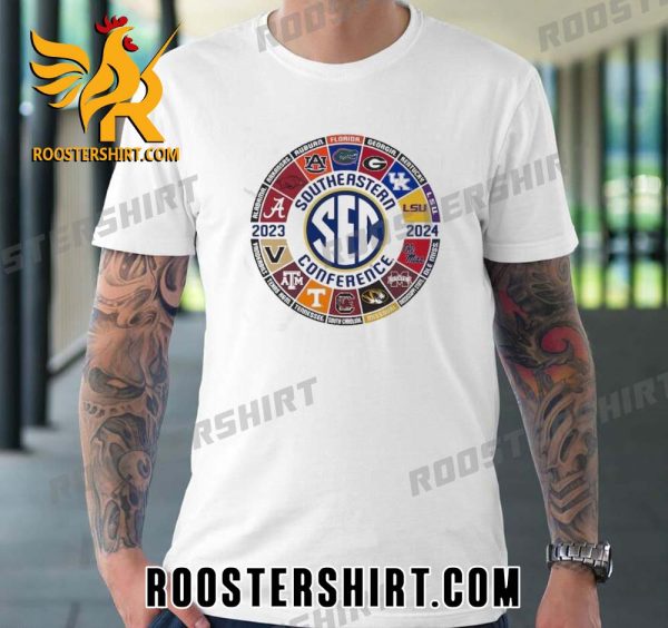 Quality 2023-2024 SEC Football All-Team Logo Unisex T-Shirt