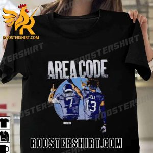 Quality Area code CJ Stroud And Tank Dell Houston Texans Unisex T-Shirt