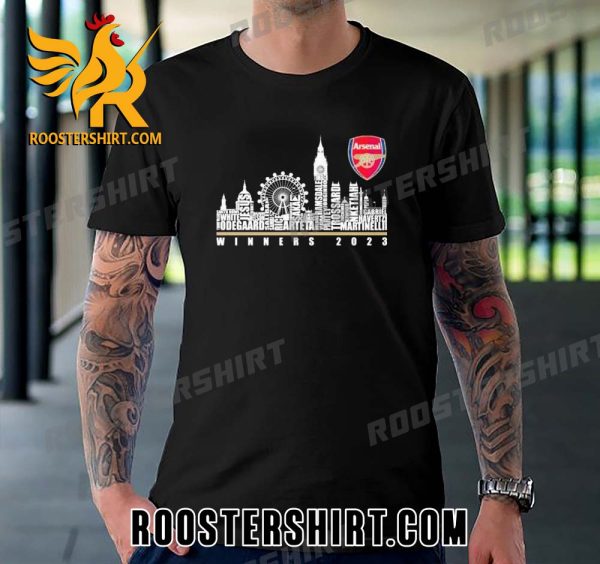 Quality Arsenal Skyline Players Name 2023 Winners Unisex T-Shirt