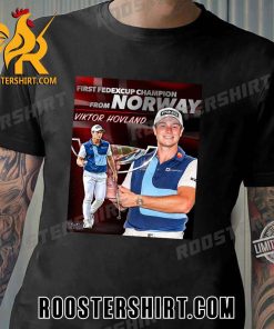 Quality First Fedexcup Champion From Norway Viktor Hovland PGA Tour 2023 T-Shirt