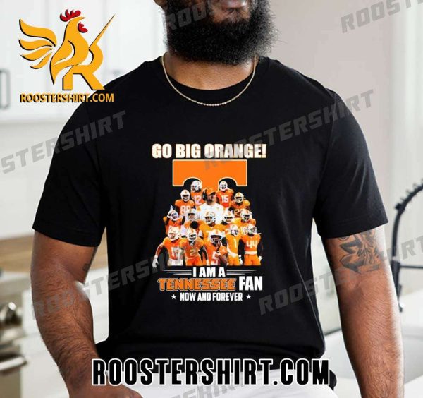 Quality Go Big Orange I Am A Tennessee College Football Fan Now And Forever Unisex T-Shirt