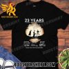Quality Harry Potter 23 Years 2001-2024 Thank You For The Memories Signatures Unisex T-Shirt