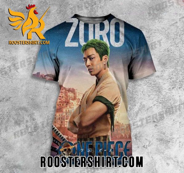 Quality Zoro One Piece Netflix Live Action Poster 3D Shirt